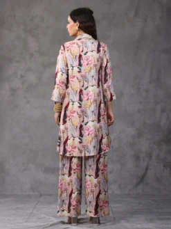 Beautiful Pink Printed Co Ord Set -Saree Luxe Shop beautiful pink printed co ord set 1696939005jk 287 5