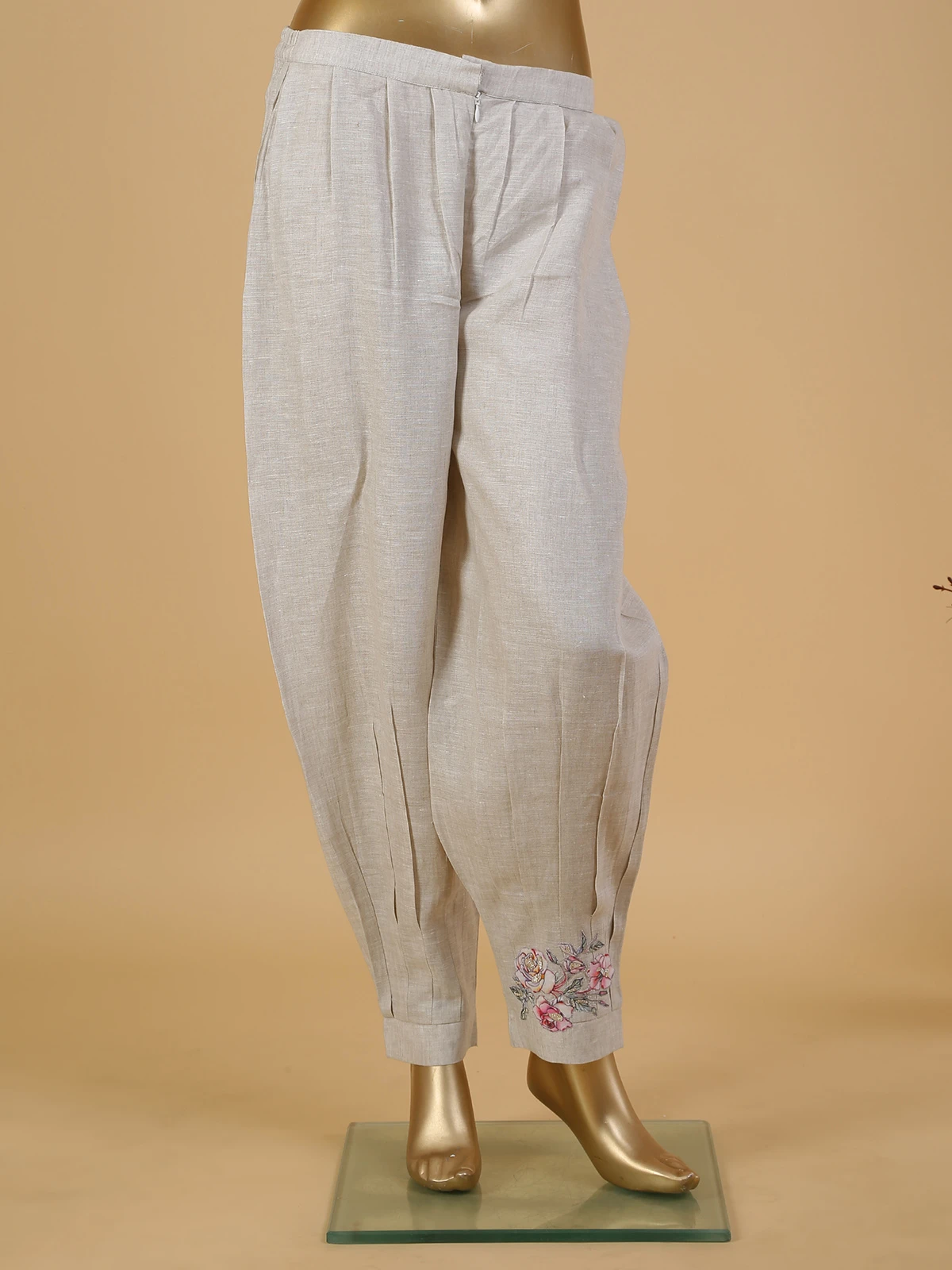 Beige Cotton Jacket Style Co Ord Set 6 Beige Cotton Jacket Style Co Ord Set - Image 6