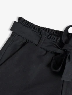 Black Cotton Plain Casual Pant -Saree Luxe Shop black cotton plain casual pant 1701251455nnjeg 028dkgry 3