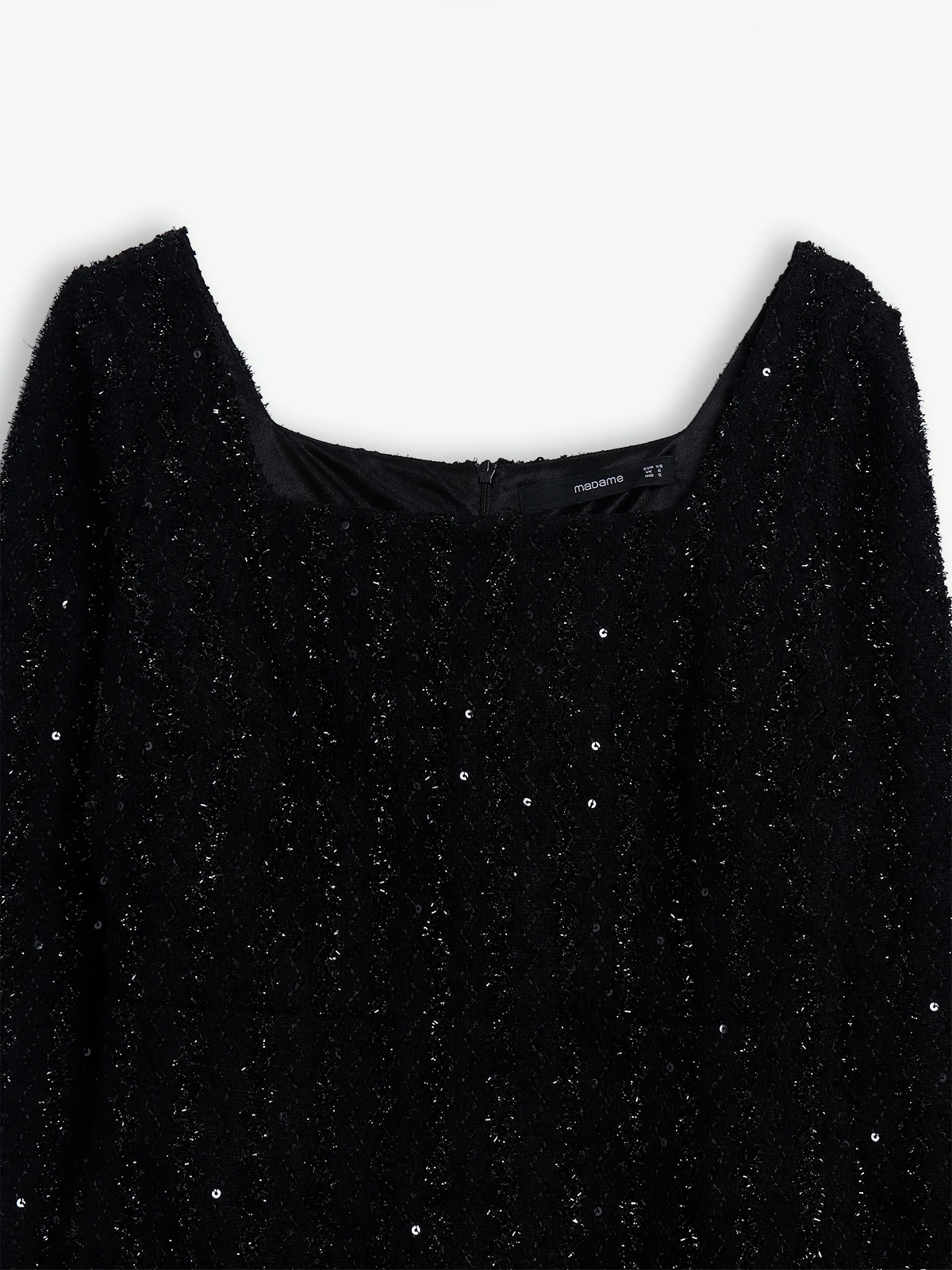 Black Lycra Party Wear Dress 3 Black Lycra Party Wear Dress - Image 3