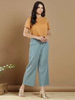 Blue Color Plain Lycra Palazzo Pant For Womens 9 Blue Color Plain Lycra Palazzo Pant For Womens -Saree Luxe Shop blue color plain lycra palazzo pant for womens 165476897723066 aqua blue 3