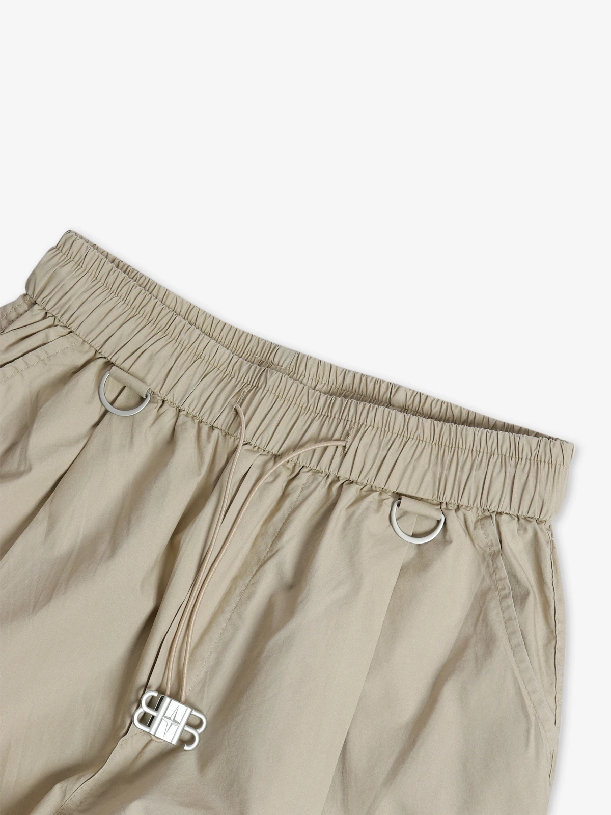 Boom Beige Plain Cotton Ankle Pant 3 Boom Beige Plain Cotton Ankle Pant - Image 3