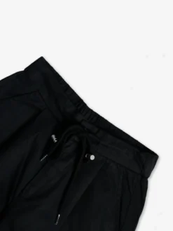 Boom Black Cotton Plain Ankle Pant -Saree Luxe Shop boom black cotton plain ankle pant 170391081823204blk 4