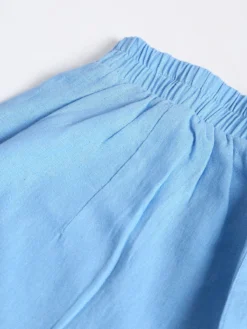 Boom Blue Cotton Pant