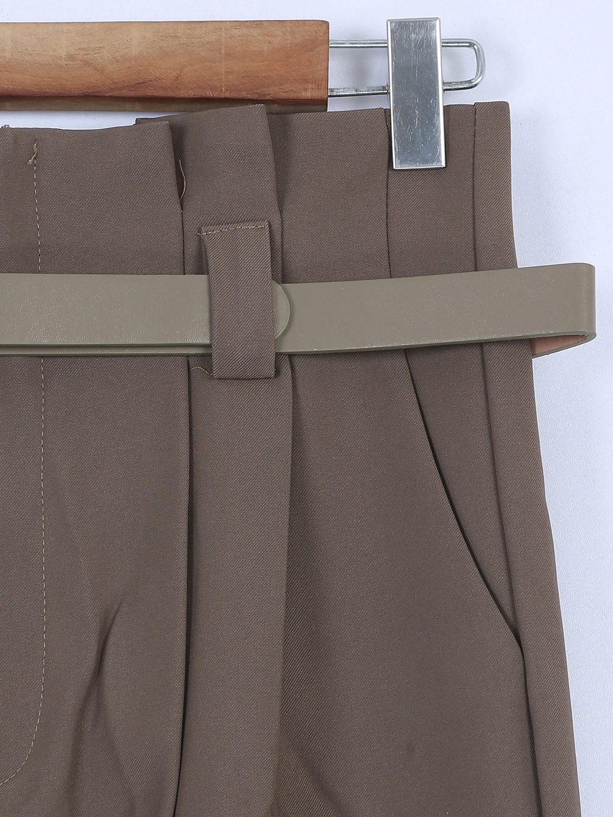 Boom Latest Brown Lycra Formal Pant 2 Boom Latest Brown Lycra Formal Pant - Image 2