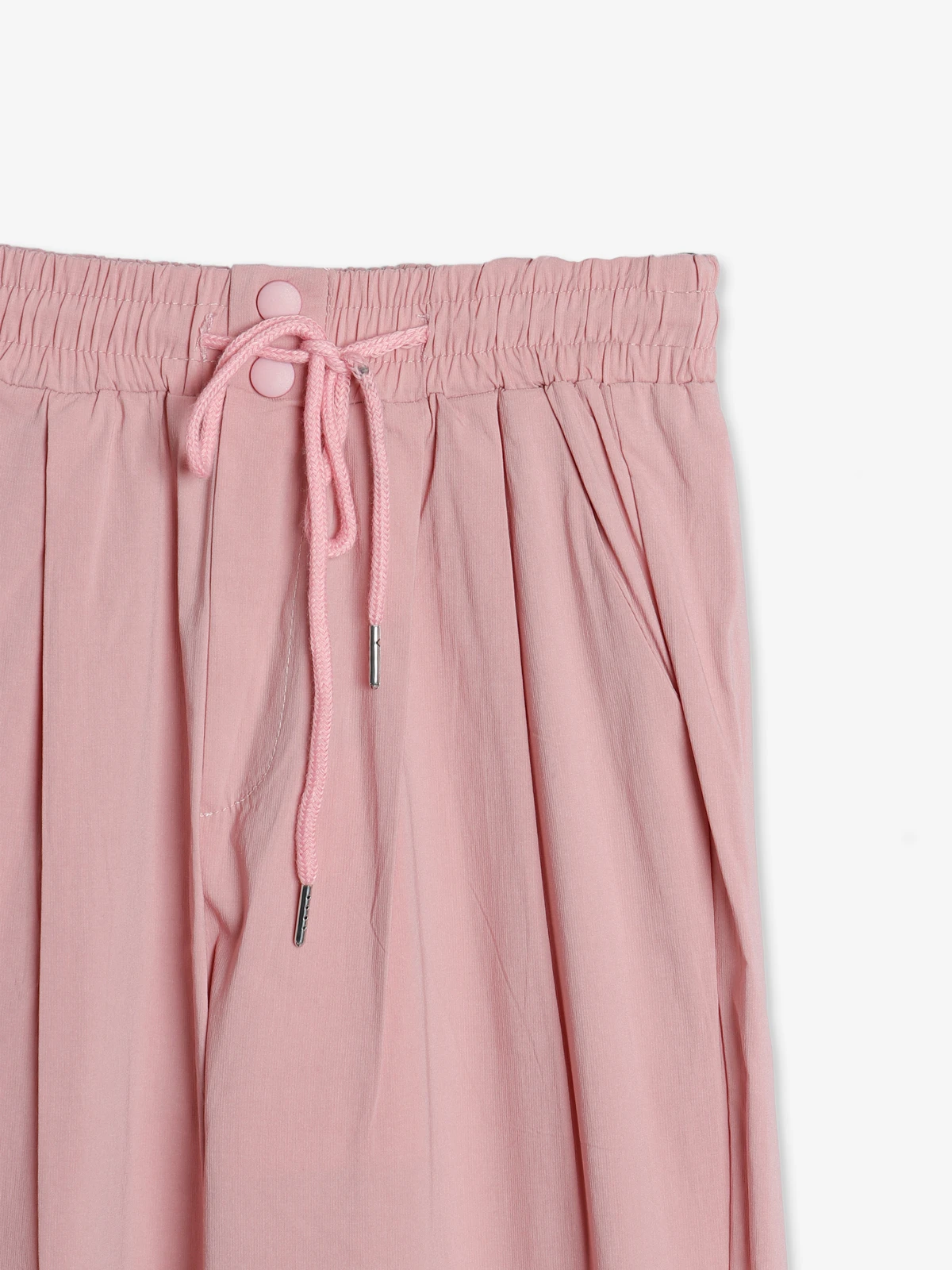 Boom Light Pink Lycra Ankle Pant 4 Boom Light Pink Lycra Ankle Pant - Image 4