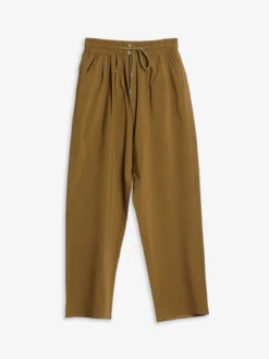 Boom Olive Lycra Ankle Pant -Saree Luxe Shop boom olive lycra ankle pant 170471505824107olv 1