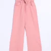 Boom Pink Cotton Ankle Length Pant