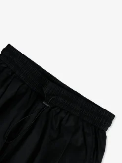 Boom Plain Black Cotton Pant
