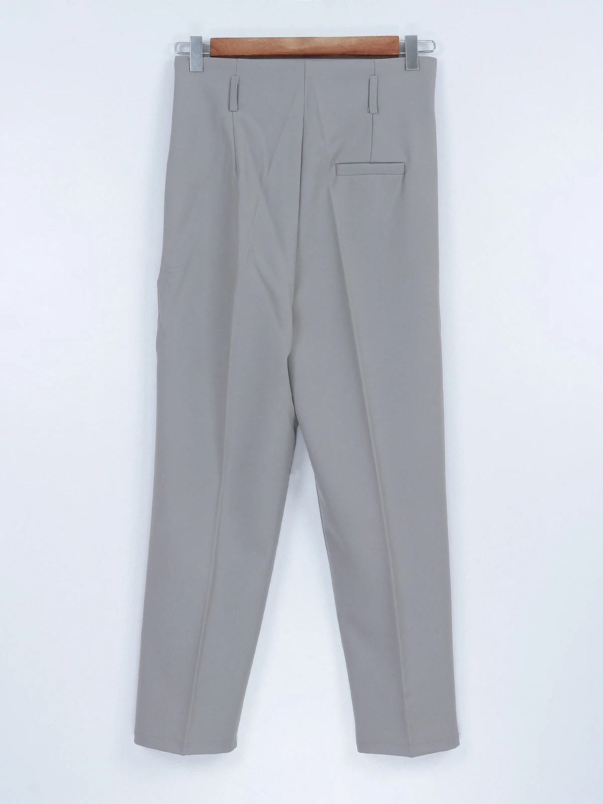 Boom Plain Grey Lycra Formal Pant 1 Boom Plain Grey Lycra Formal Pant