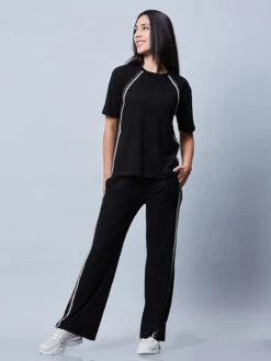 Classic Cotton Black Co Ord Set