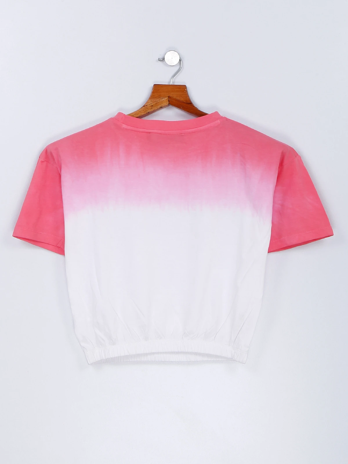 Coral Pink Half Sleeve Top 2 Coral Pink Half Sleeve Top - Image 2