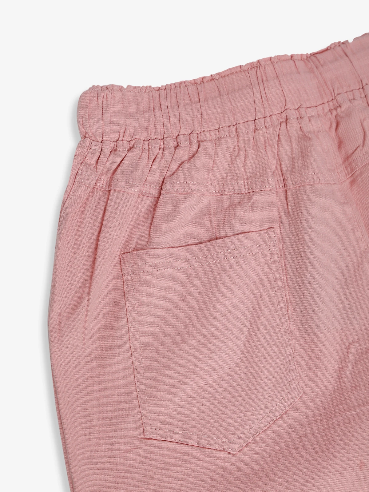 Global Republic Cotton Pink Plain Lower Pant 3 Global Republic Cotton Pink Plain Lower Pant - Image 3