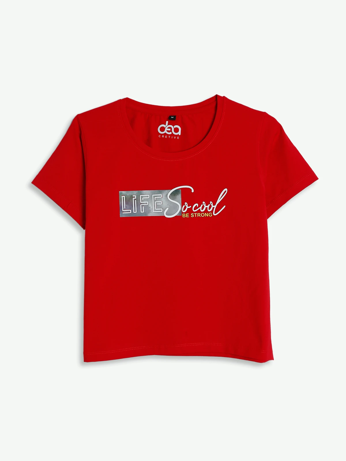 Cotton Red Top In Printed 2 Cotton Red Top In Printed - Image 2