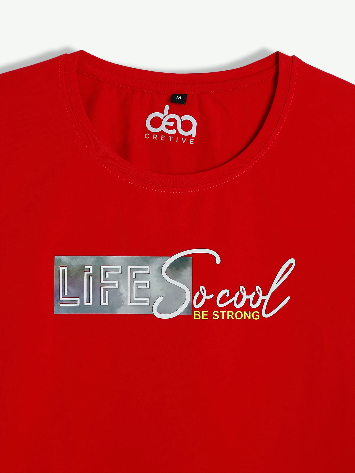 Cotton Red Top In Printed 3 Cotton Red Top In Printed - Image 3