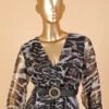 Deal Black Animal Printed Dress