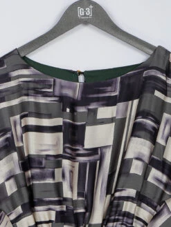 Deal Black Printed Polyester Dress