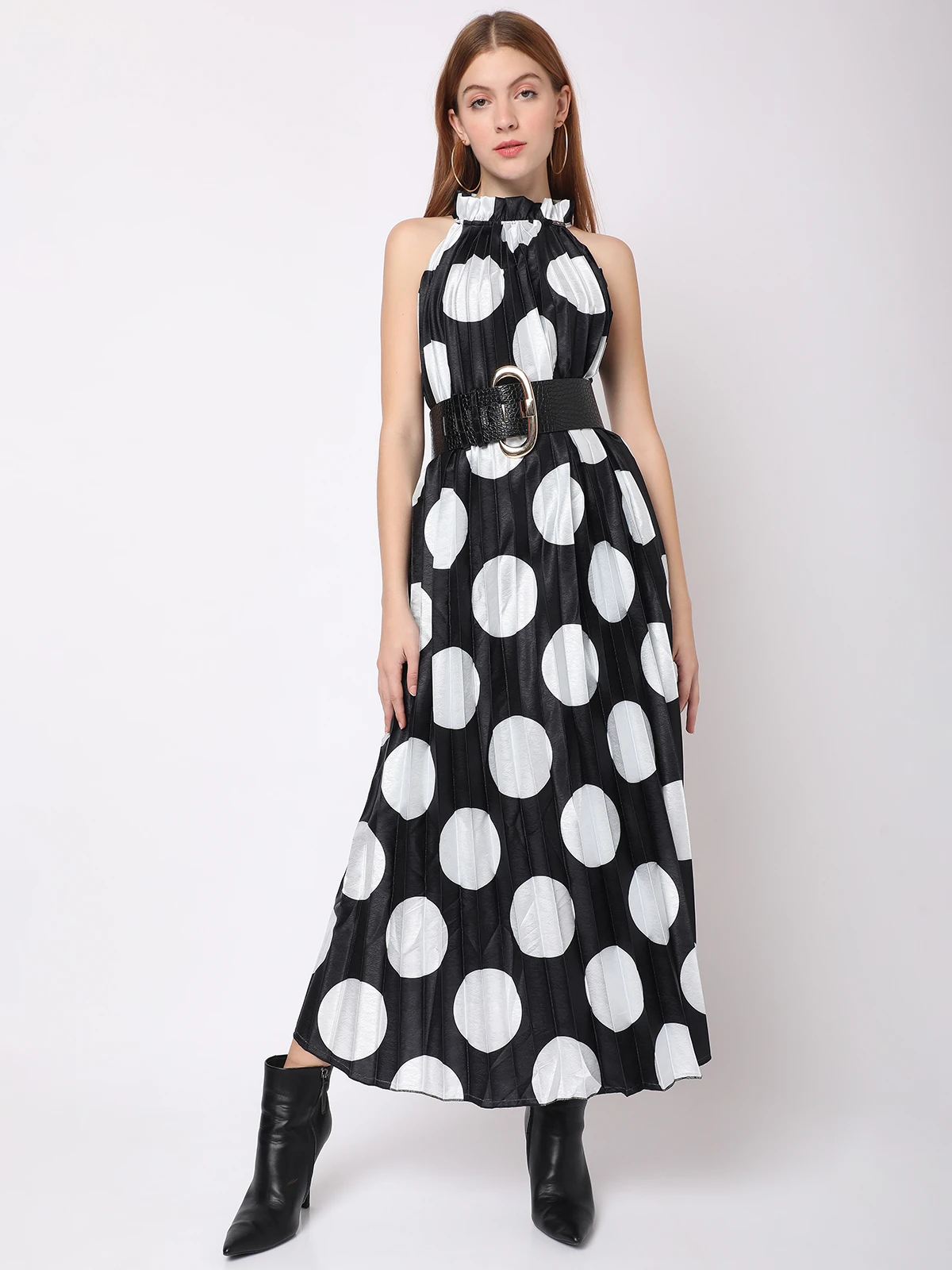 Deal Black Silk Printed Dress 1 Deal Black Silk Printed Dress