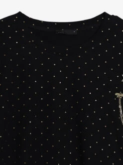 Deal Cotton Black T Shirt -Saree Luxe Shop deal cotton black t shirt 169770936127388lblk 3