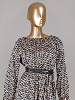 Deal Green Printed Satin Dress 8 Deal Green Printed Satin Dress -Saree Luxe Shop deal green printed stain dress 167204483727873lgreen 2