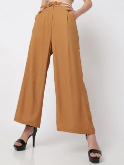 Deal Khaki Cotton Straight Pant