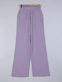 Deal Lilac Purple Cotton Casual Wear Palazzo