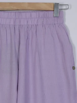 Deal Lilac Purple Cotton Casual Wear Palazzo -Saree Luxe Shop deal lilac purple cotton casual wear palazzo 168179855850063lllc 3