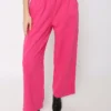Deal Pink Cotton Flare Pant
