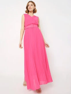Deal Pink Georgette Dress