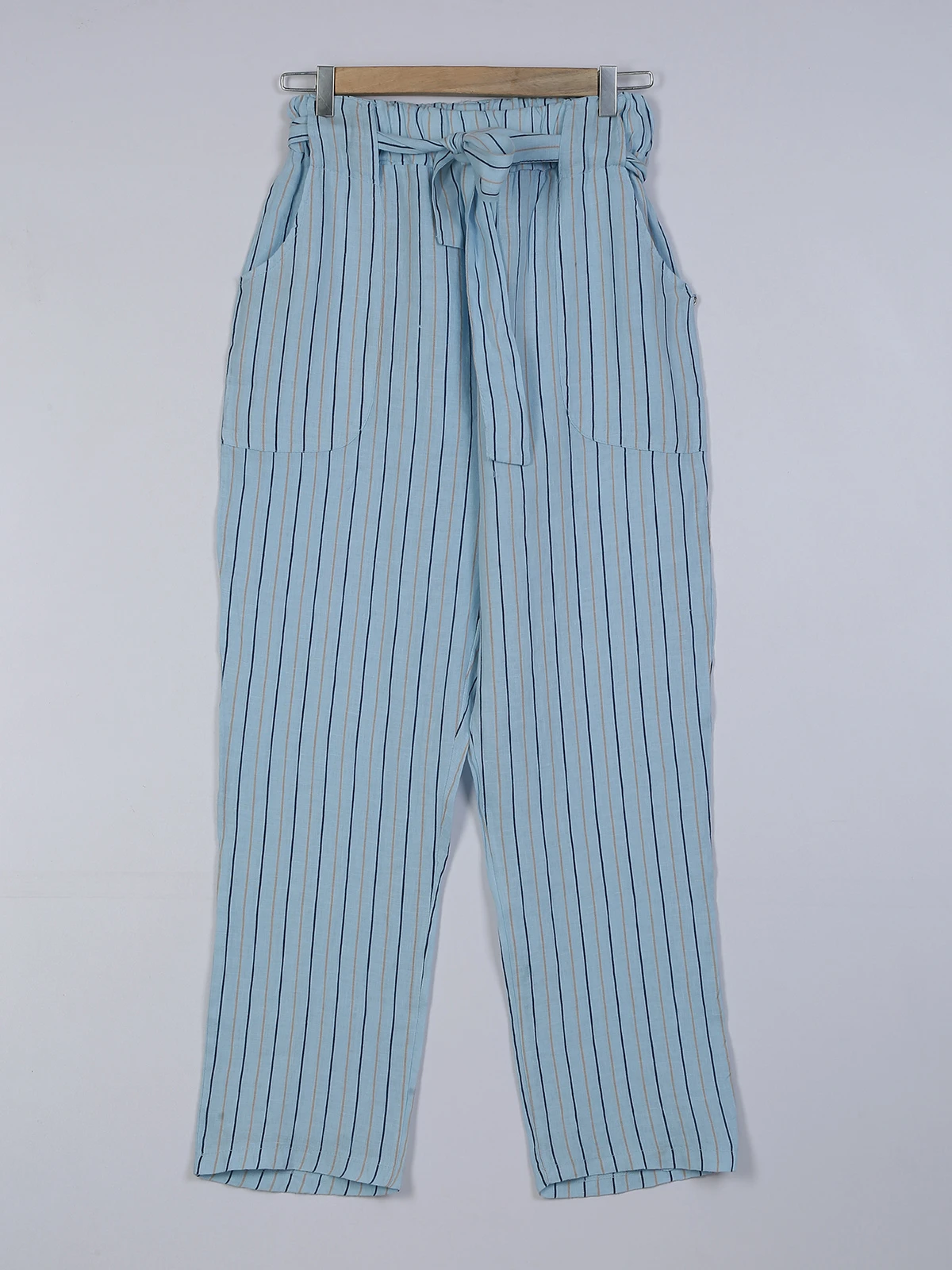 Deal Sky Blue Cotton Pant 2 Deal Sky Blue Cotton Pant - Image 2