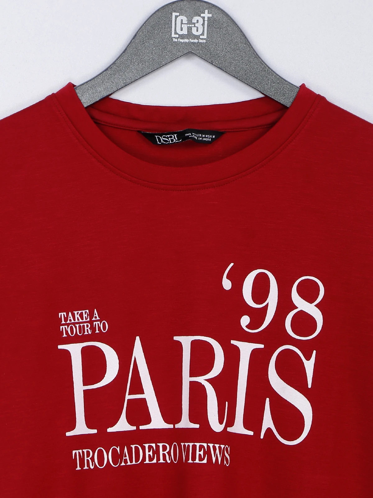 Desi Belle Maroon Cotton Crop Top 3 Desi Belle Maroon Cotton Crop Top - Image 3