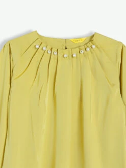 Dusty Yellow Lycra Casual Top 6 Dusty Yellow Lycra Casual Top -Saree Luxe Shop dusty yellow lycra casual top 1694867924t29222 2