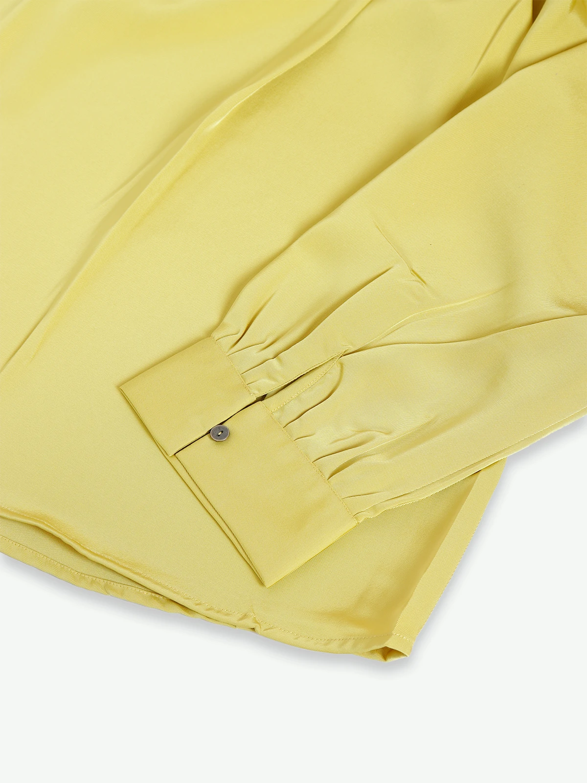 Dusty Yellow Lycra Casual Top 2 Dusty Yellow Lycra Casual Top - Image 2