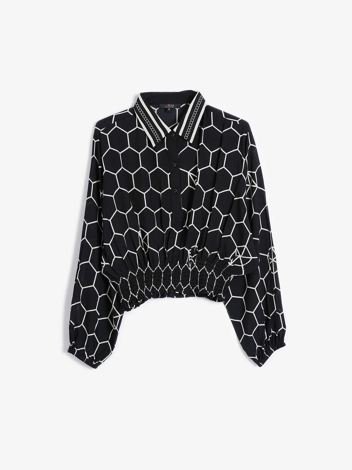 Envi Black Printed Top 1 Envi Black Printed Top