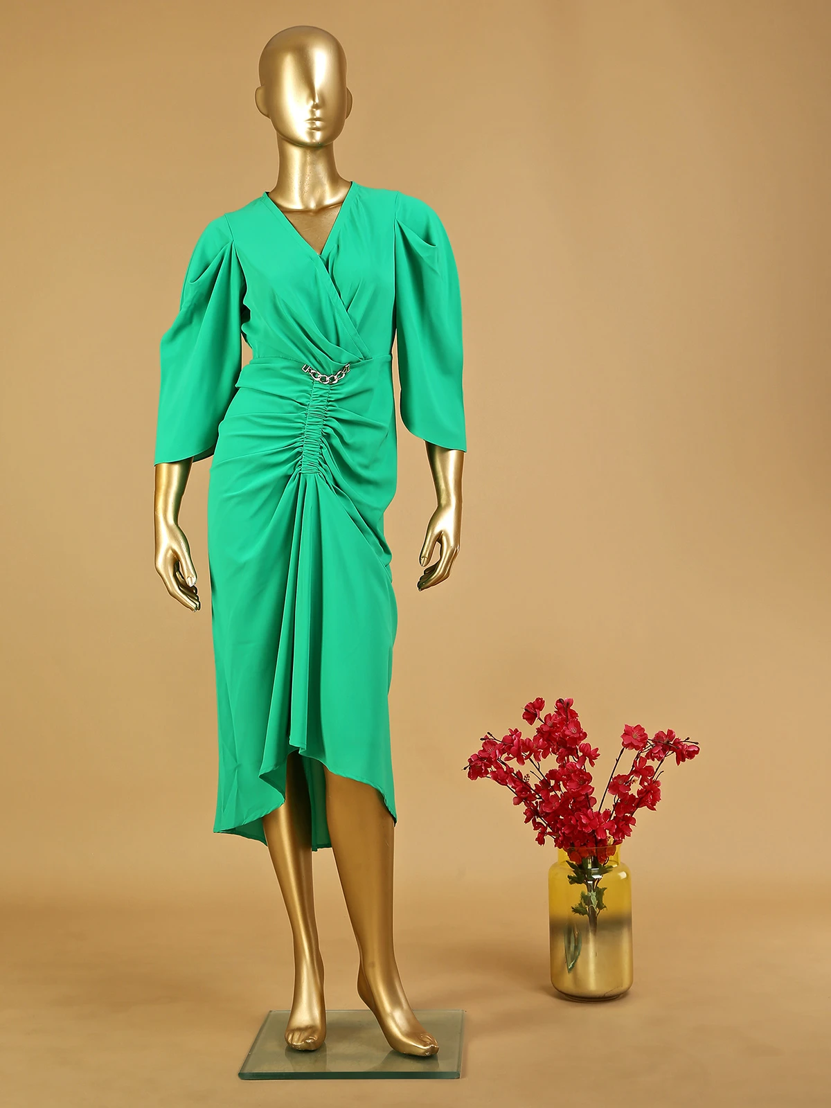 Green Rayon Dress 1 Green Rayon Dress
