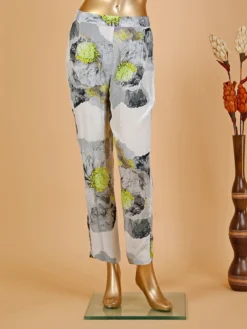 Grey And Green Printed Co Ord Set