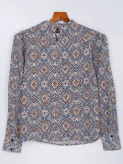 Grey Printed Full Sleeve Top -Saree Luxe Shop grey printed full sleeve top 1681372660as2649306 2