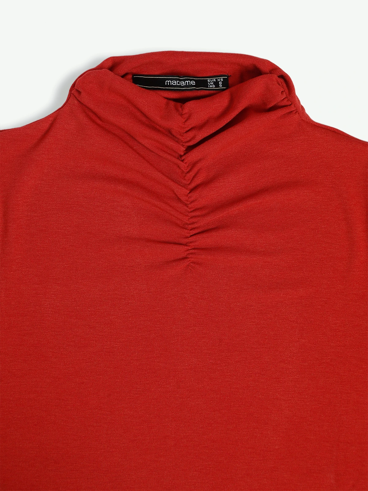 Knitted Orange Plain Top 3 Knitted Orange Plain Top - Image 3