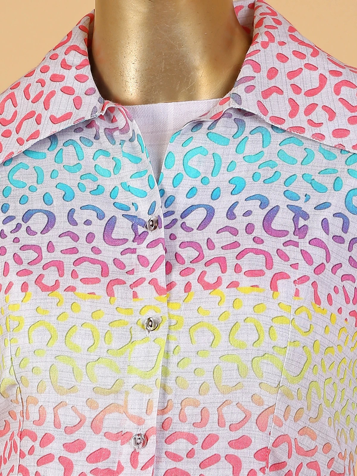 Light Purple Printed Co Ord Set In Cotton 6 Light Purple Printed Co Ord Set In Cotton - Image 6