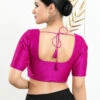 Magenta Art Silk Blouse