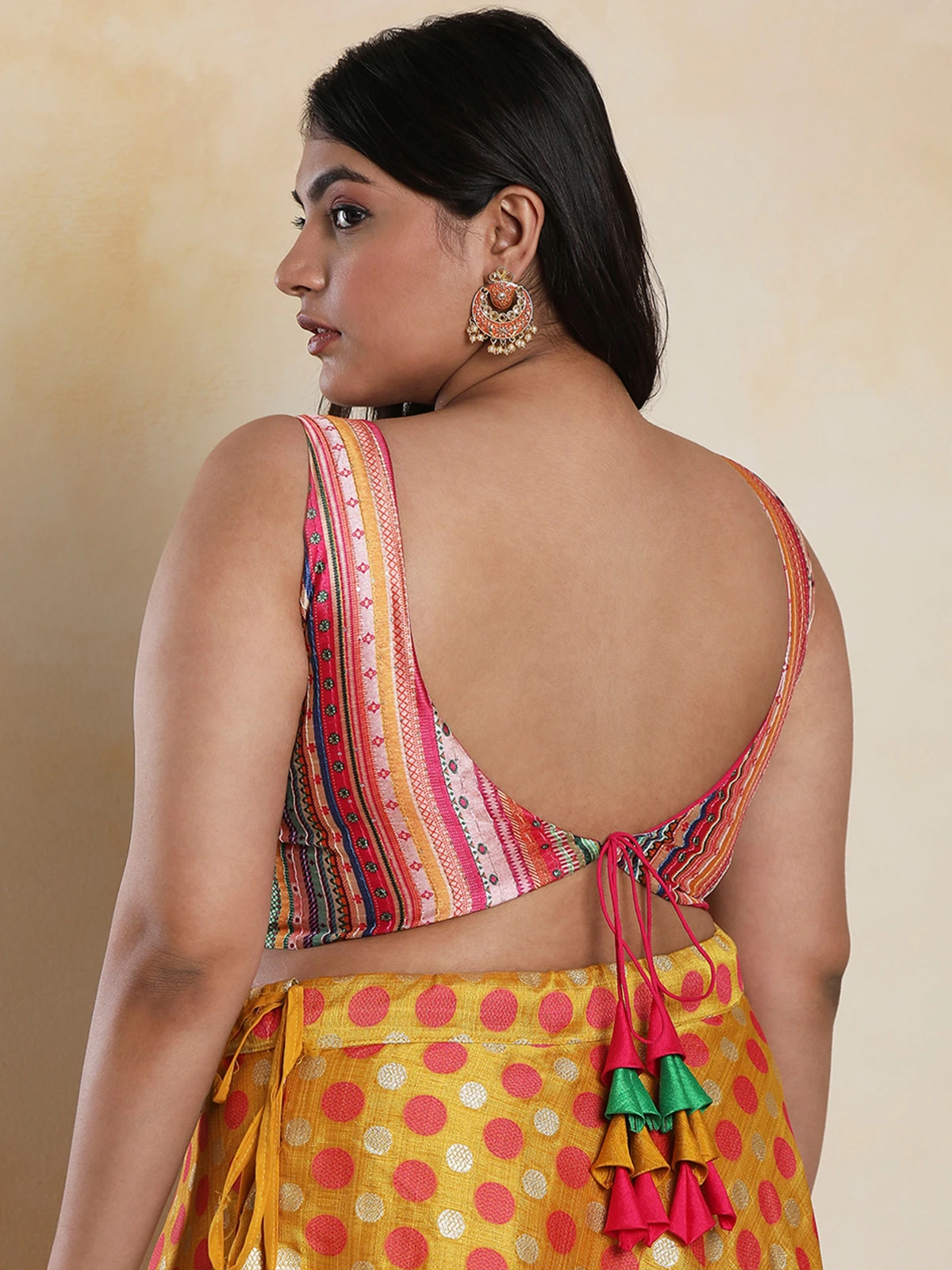 Multi Color Printed Blouse - Image 5