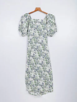 Off White Printed Maxi Dress