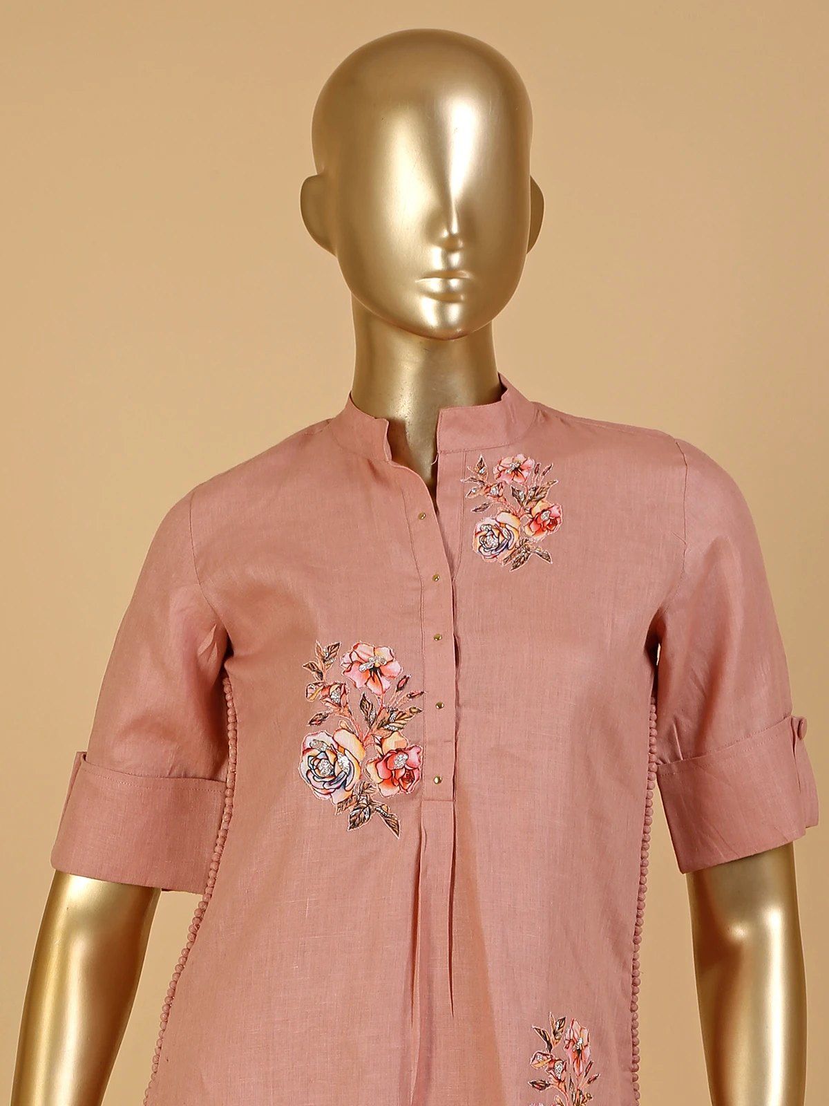 Peach Cotton Co Ord Set 2 Peach Cotton Co Ord Set - Image 2