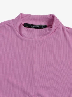 Pink Knitted Plain Top