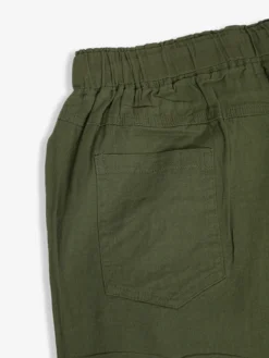 Global Republic Plain Cotton Olive Lower Pant