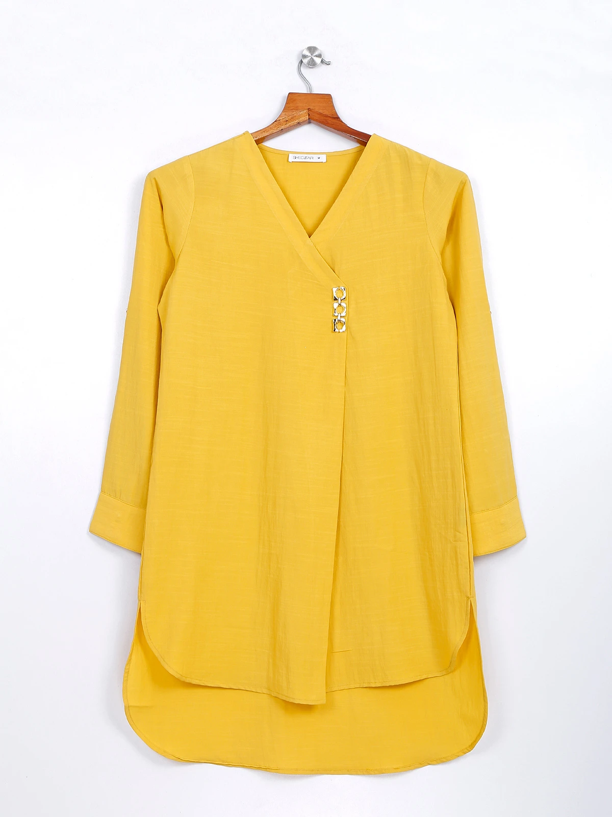 Plain Yellow Casual Top 3 Plain Yellow Casual Top - Image 3