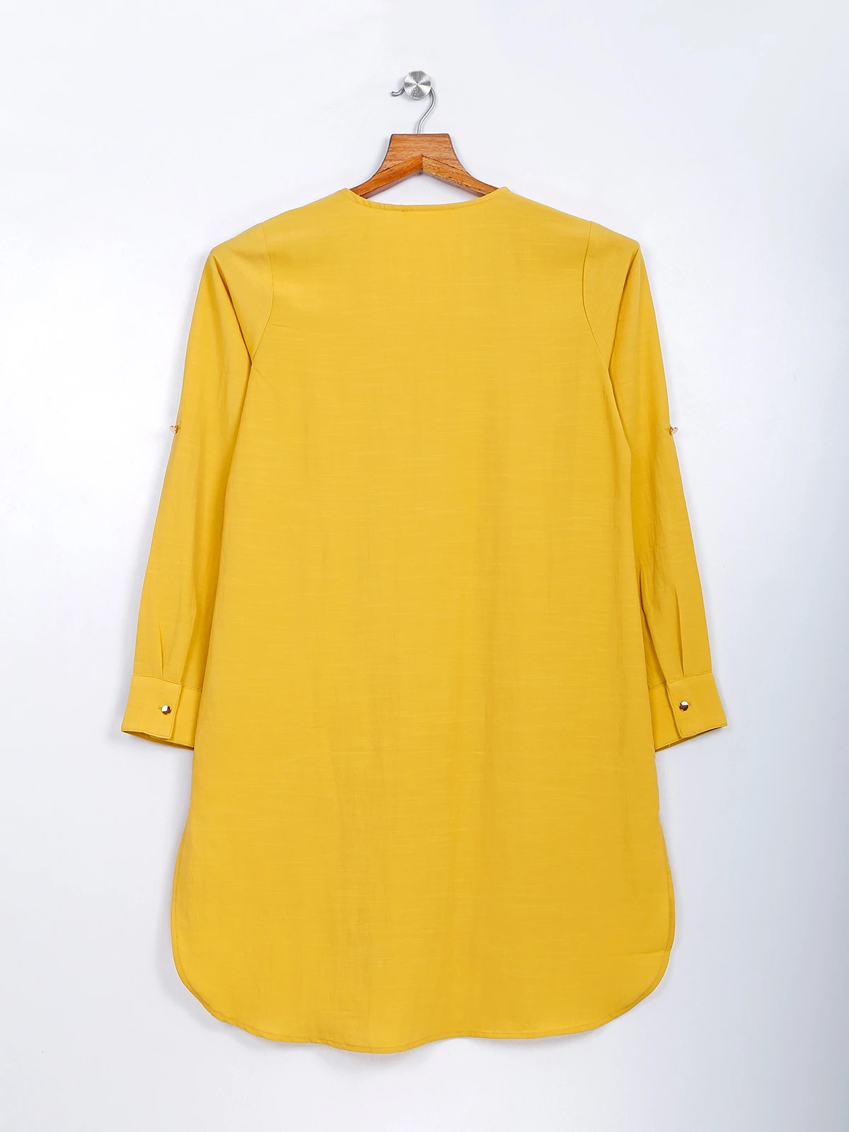 Plain Yellow Casual Top 1 Plain Yellow Casual Top