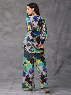 Printed Beige Co Ord Festive Set -Saree Luxe Shop printed beige co ord festive set 1696939550jk 303 4