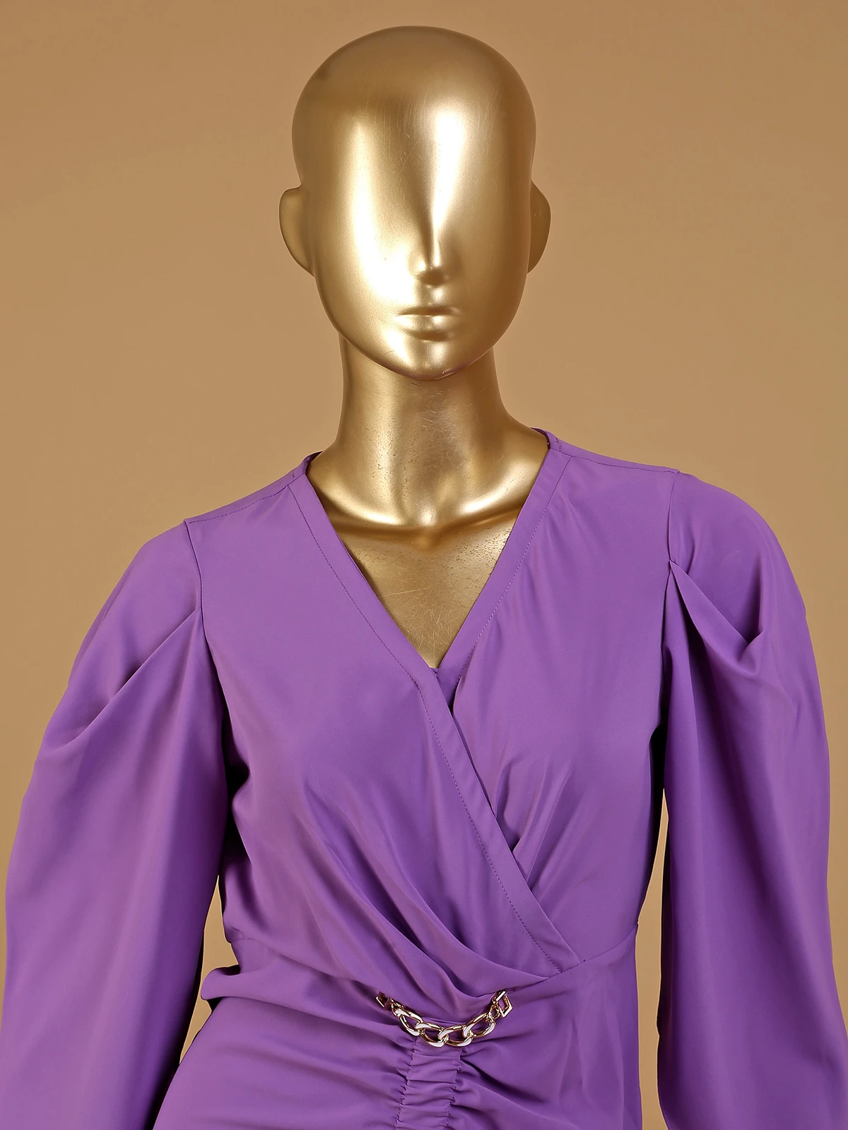Purple Reyon Dress For Parties 2 Purple Reyon Dress For Parties - Image 2