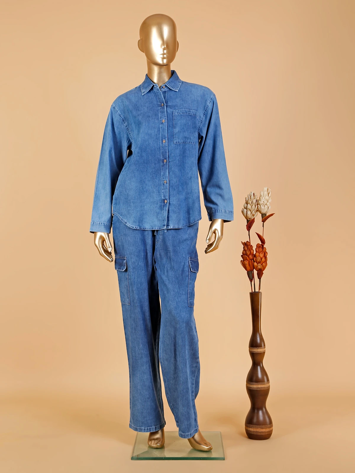 Recap Blue Denim Co Ord Set - Image 3